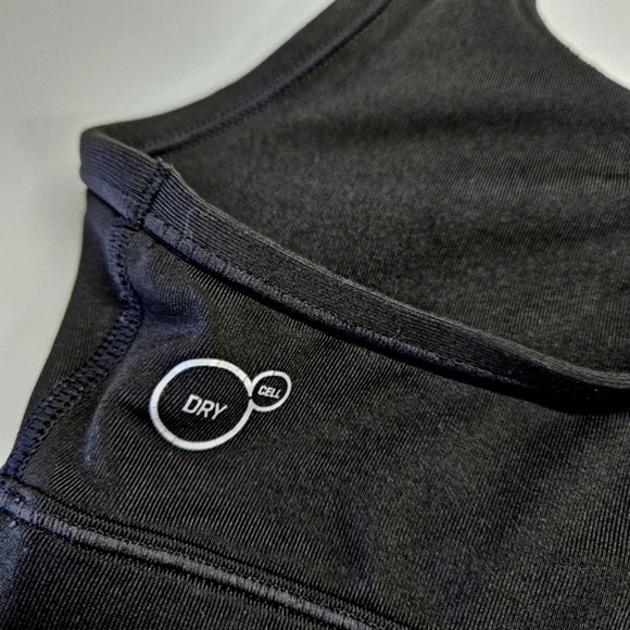 PUMA Powershape Forever Dry Cell Black Metallic Logo Racer Back Sports Bra XS - Picture 3 of 4